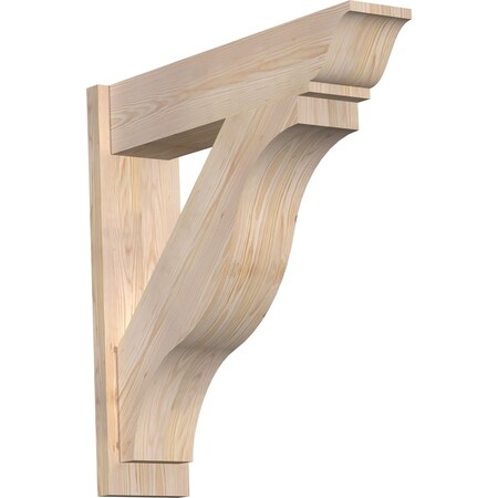 Ekena Millwork Funston Smooth Traditional Outlooker, Douglas Fir, 7 1/2"W x 32"D x 32"H OUT08X32X32FST01SDF